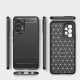 Juodas dėklas Samsung Galaxy A53 5G telefonui "Tech-Protect TPUCarbon"