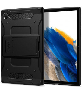 Juodas dėklas Samsung Galaxy Tab A8 10.5 X200 / X205 planšetei "Spigen Tough Armor Pro"