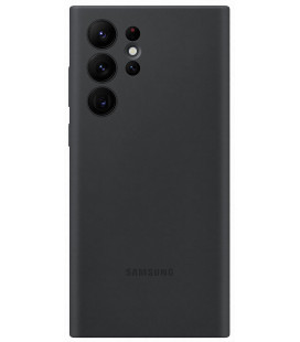Originalus juodas dėklas "Silicone Cover" Samsung Galaxy S22 Ultra telefonui "EF-PS908TBE"