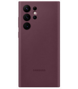 Originalus raudonas dėklas "Silicone Cover" Samsung Galaxy S22 Ultra telefonui "EF-PS908TEE"