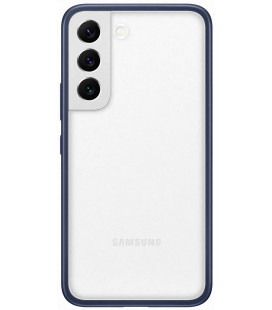 Originalus mėlynas dėklas "Frame Cover" Samsung Galaxy S22 telefonui "EF-MS901CNE"