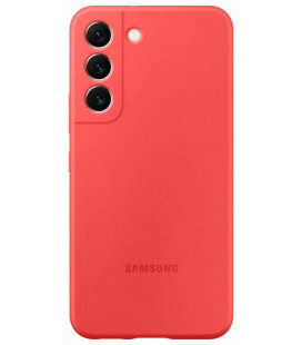 Originalus raudonas dėklas "Silicone Cover" Samsung Galaxy S22 telefonui "EF-PS901TPE"