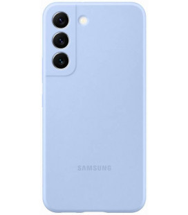 Originalus mėlynas dėklas "Silicone Cover" Samsung Galaxy S22 telefonui "EF-PS901TLE"
