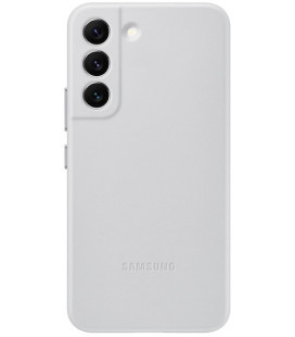 Originalus šviesiai pilkas dėklas "Leather Cover" Samsung Galaxy S22 Plus telefonui "EF-VS906LJE"