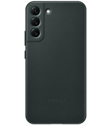 Originalus žalias dėklas "Leather Cover" Samsung Galaxy S22 Plus telefonui "EF-VS906LGE"