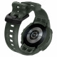 Žalias dėklas Samsung Galaxy Watch 4 / 5 (44mm) laikrodžiui "Spigen Rugged Armor PRO"