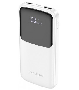 Išorinė baterija Power Bank Borofone BJ17 2xUSB 10000mAh balta