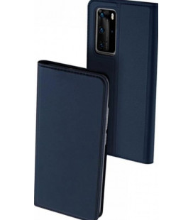 Mėlynas atverčiamas dėklas Huawei P40 telefonui "Dux Ducis Skin Pro"