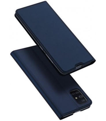 Mėlynas atverčiamas dėklas Samsung Galaxy A71 telefonui "Dux Ducis Skin Pro"