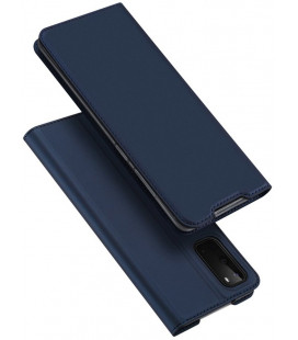 Mėlynas atverčiamas dėklas Samsung Galaxy S20 telefonui "Dux Ducis Skin Pro"