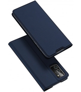 Mėlynas atverčiamas dėklas Samsung Galaxy Note 20 telefonui "Dux Ducis Skin Pro"