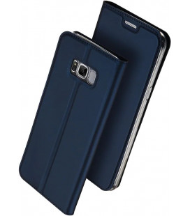 Mėlynas atverčiamas dėklas Samsung Galaxy S8 telefonui "Dux Ducis Skin Pro"