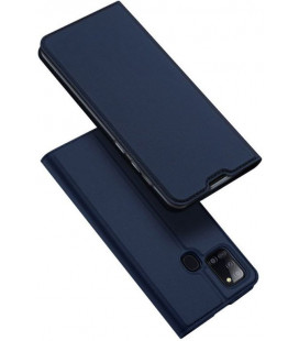 Mėlynas atverčiamas dėklas Samsung Galaxy A21s telefonui "Dux Ducis Skin Pro"