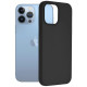Matinis juodas dėklas Apple iPhone 13 Pro telefonui "3mk Matt Case"