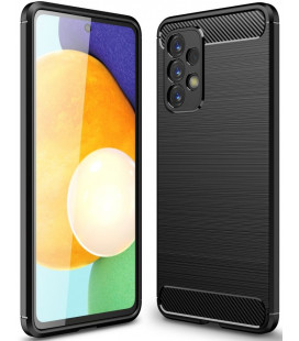 Juodas dėklas Samsung Galaxy A33 5G telefonui "Tech-Protect TPUCarbon"