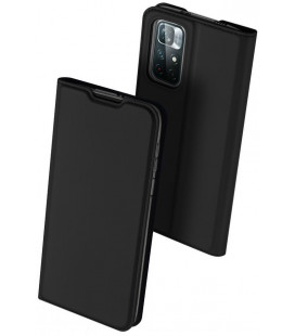 Juodas atverčiamas dėklas Xiaomi Poco M4 Pro 5G / Redmi Note 11T 5G telefonui "Dux Ducis Skin Pro"