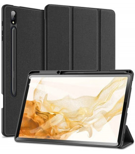 Juodas atverčiamas dėklas Samsung Galaxy Tab S8 14.6 X900 / X906 planšetei "Dux Ducis Domo"
