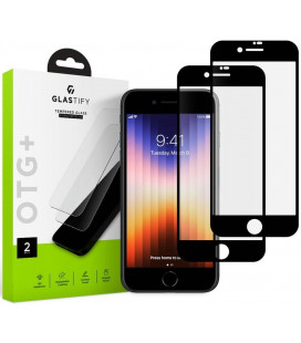 Apsauginis grūdintas stiklas Apple iPhone 7 / 8 / SE 2020 / SE 2022 telefonui "Glastify OTG+ 2-Pack"