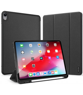 Juodas atverčiamas dėklas Apple iPad Air 4 2020 / 5 2022 planšetei "Dux Ducis Domo"
