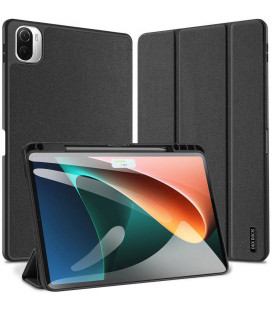Juodas atverčiamas dėklas Xiaomi Pad 5 / 5 Pro planšetei "Dux Ducis Domo"
