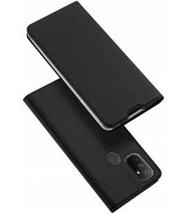 Juodas atverčiamas dėklas Oneplus Nord N100 telefonui "Dux Ducis Skin Pro"