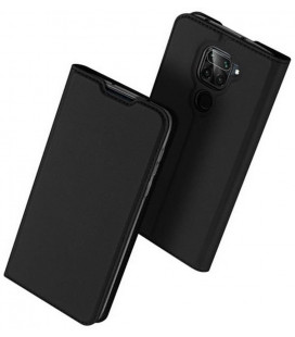 Juodas atverčiamas dėklas Xiaomi Redmi Note 9 telefonui "Dux Ducis Skin Pro"