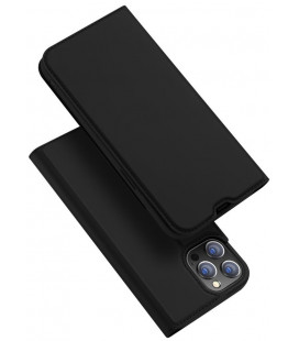 Juodas atverčiamas dėklas Apple iPhone 13 Pro Max telefonui "Dux Ducis Skin Pro"