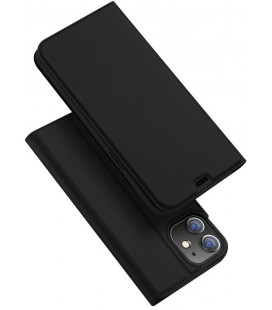 Juodas atverčiamas dėklas Apple iPhone 12 / 12 Pro telefonui "Dux Ducis Skin Pro"