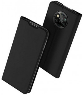  Juodas atverčiamas dėklas Xiaomi Poco X3 Pro / X3 NFC telefonui "Dux Ducis Skin Pro"