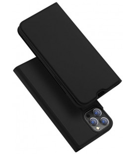 Juodas atverčiamas dėklas Apple iPhone 13 Pro telefonui "Dux Ducis Skin Pro"