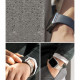 Juodas apsauginis rėmelis Apple Watch 7 / 8 / 9 (45mm) laikrodžiui "Ringke Bezel Styling"