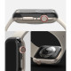 Juodas apsauginis rėmelis Apple Watch 7 / 8 / 9 (45mm) laikrodžiui "Ringke Bezel Styling"