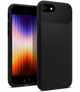 Matinis juodas dėklas Apple iPhone 7 / 8 / SE 2020 / SE 2022 telefonui "Caseology Vault"