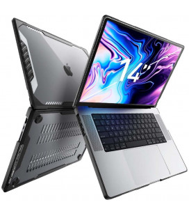 Juodas dėklas Apple MacBook Pro 14 2021-2022 kompiuteriui "Supcase Unicorn Beetle Pro"