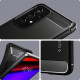 Juodas dėklas Samsung Galaxy A53 5G telefonui "Spigen Rugged Armor"