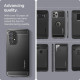 Juodas dėklas Samsung Galaxy A53 5G telefonui "Spigen Rugged Armor"
