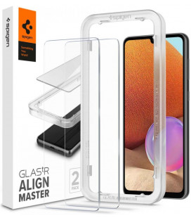 Apsauginis grūdintas stiklas Samsung Galaxy A33 5G telefonui "Spigen AlignMaster Glas tR 2-Pack"
