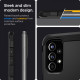 Juodas dėklas Samsung Galaxy A33 5G telefonui "Spigen Tough Armor"