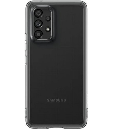 Originalus juodas dėklas "Soft Clear Cover" Samsung Galaxy A53 5G telefonui "EF-QA536TBE"