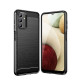 Juodas dėklas Samsung Galaxy A13 4G telefonui "Tech-Protect TPUCarbon"
