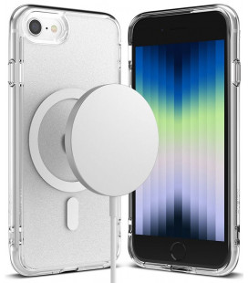 Matinis skaidrus dėklas Apple iPhone 7 / 8 / SE 2020 / SE 2022 telefonui "Ringke Fusion Magnetic Magsafe"
