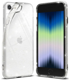 Skaidrus dėklas su blizgučiais Apple iPhone 7 / 8 / SE 2020 / SE 2022 telefonui "Ringke Air Glitter"
