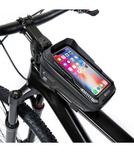 Juodas universalus telefonų dėklas dviračiams "Tech-Protect XT2"