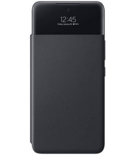 Originalus juodas atverčiamas dėklas "S-View Case" Samsung Galaxy A53 5G telefonui "EF-EA536PBE"