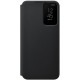 Originalus juodas atverčiamas dėklas "Clear View Case" Samsung Galaxy S22 Plus telefonui "EF-ZS906CBE"