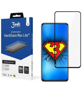 Juodas apsauginis grūdintas stiklas Xiaomi Poco X3 NFC telefonui "3MK Hard Glass Max Lite"