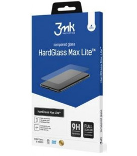 Juodas apsauginis grūdintas stiklas Samsung Galaxy A12 / A32 5G telefonui "3MK Hard Glass Max Lite"