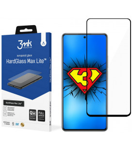 Juodas apsauginis grūdintas stiklas Xiaomi 11T / 11T Pro telefonui "3MK Hard Glass Max Lite"