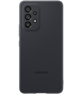 Originalus juodas dėklas "Silicone Cover" Samsung Galaxy A53 5G telefonui "EF-PA536TBE"