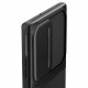 Juodas dėklas Samsung Galaxy S22 Ultra telefonui "Spigen Optik Armor"